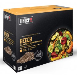 Caja de 8 kg. Pellet Haya Weber para Barbacoas