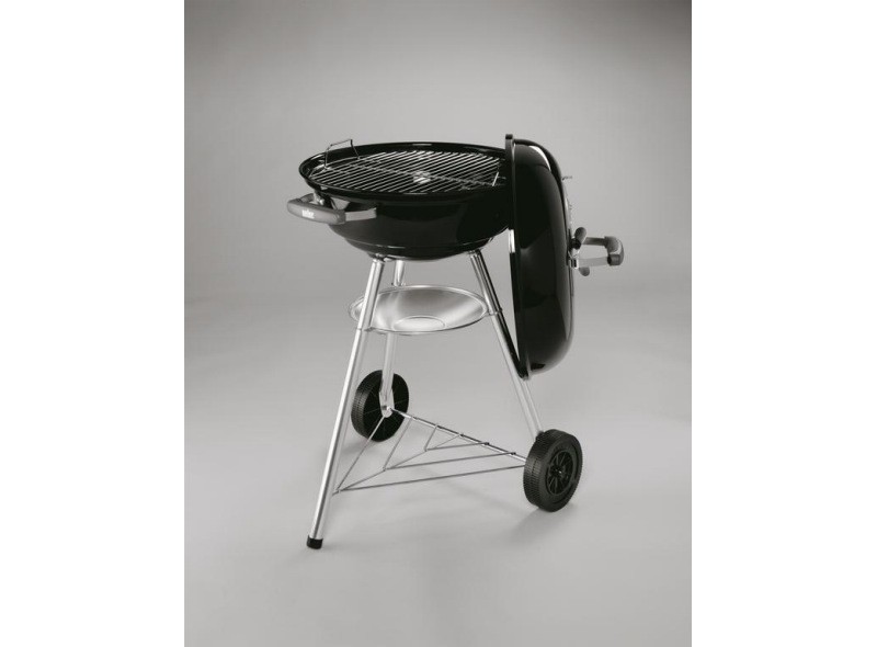 Weber Compact Kettle Barbacoa de Carbón, 47 cm, Negro 1221004