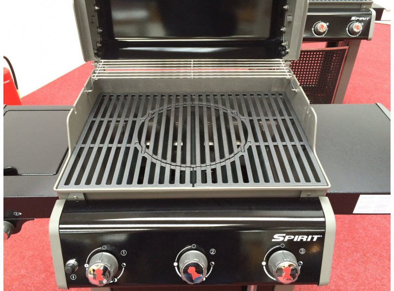 46512249 - SPIRIT E-315 BARBACOA DE GAS + PLANCHA REDONDA GBS ACERO FUN -  WEBER