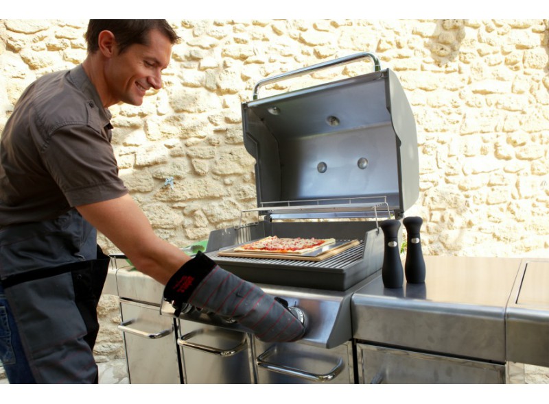 Piedra Rectangular Pizza barbacoas Weber - Grill Center Málaga