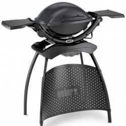 Weber Q 1400 + Mesa Gris Oscuro